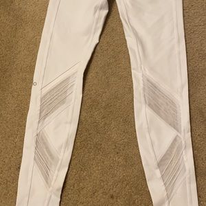 White ALO leggings